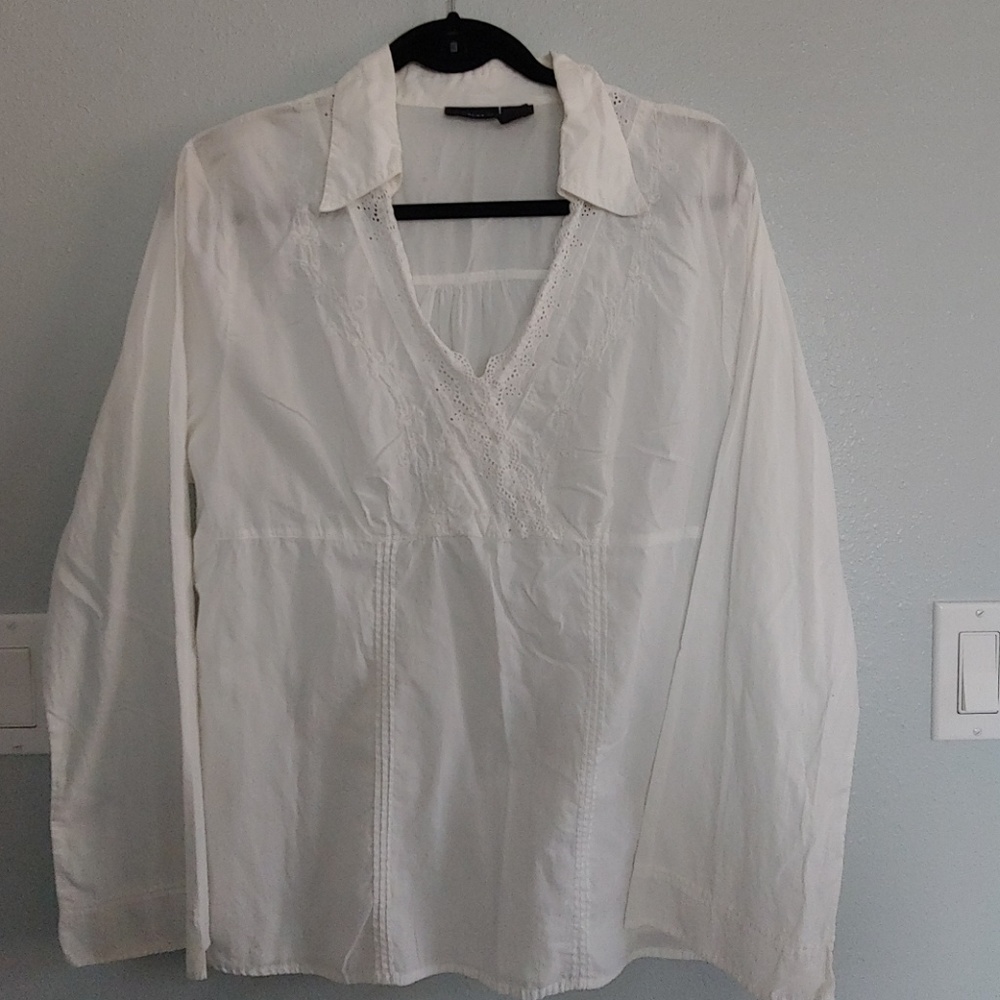 Women's A.N.A White Blouse
